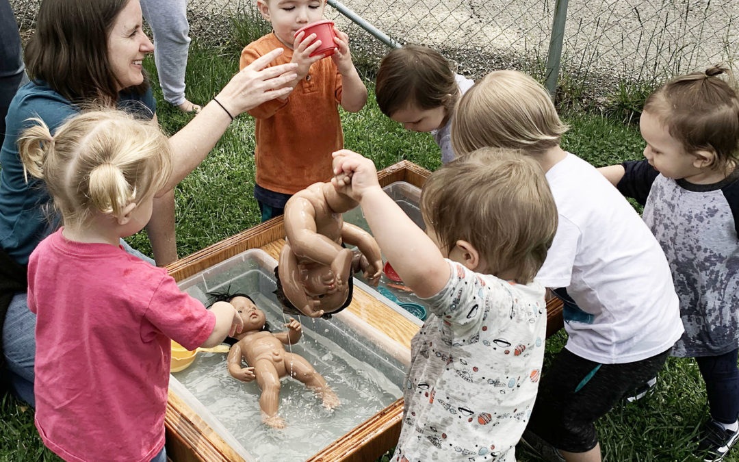 Group of children playing